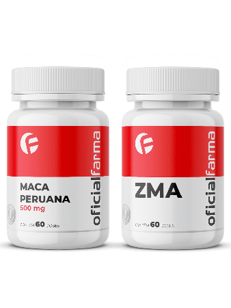 Zma 60 Cáps + Maca Peruana 500mg 60 Doses