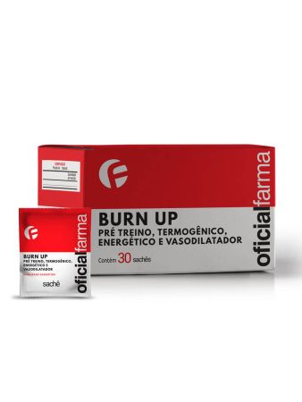 Burn Up - Pré treino, Termogênico, Energético e Vasodilatador 30 Sachês
