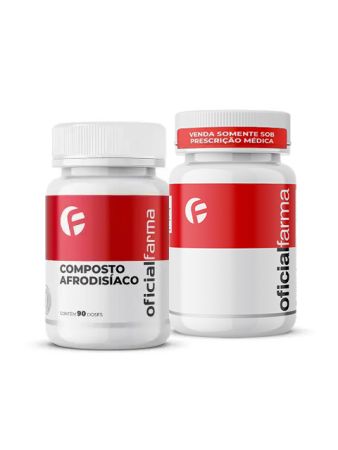 Composto Afrodisíaco Natural 90 Doses + Tadalafil 5mg 60 Doses