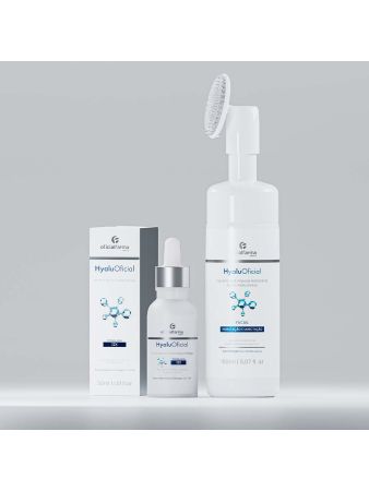 Kit HyaluOficial Espuma + Sérum Volumizador 12x
