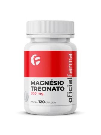Magnésio Treonato 300Mg 120 Cápsulas