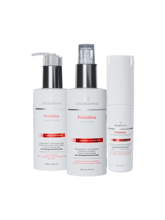 Kit Rotina Completa Prebiótica - Sabonete + Tônico + Sérum