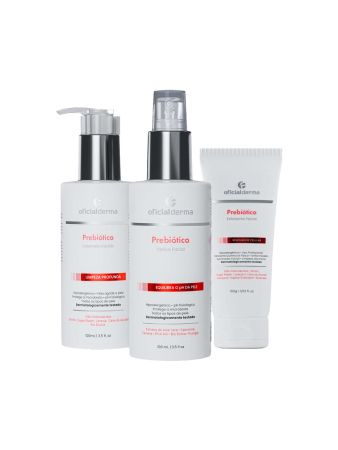 Sabonete Líquido + Tônico + Esfoliante Facial | Prebiótica