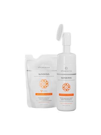 Espuma de Limpeza Facial e Demaquilante + Refil | Skinderms