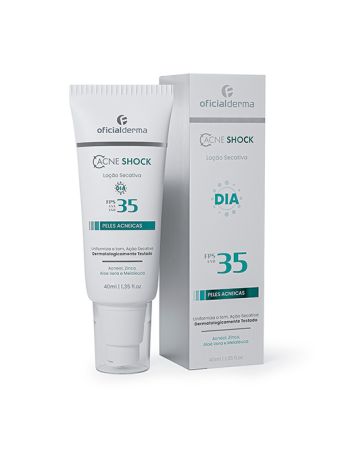 AcneShock Loção Secativa Tonalizante Antiacne FPS 35 40ml